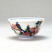 Pair Rice Bowl Set, Apple Tree & Bird