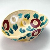 Size 12 Bowl Painted Camellia