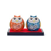 No. 2.8 Owl Pair, Decoration (w/Stand, Mat) 