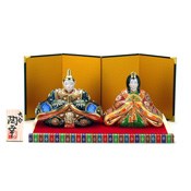 No. 5 Hina Doll, Kanoko Decoration (Stand, Mat, Folding Screen, Wooden Tag) 