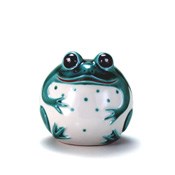 No. 2.8 Frog, Green Glaze, Kazuyoshi Work