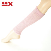 絹和炭成份保暖襪套 粉色