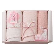 [Sakura Dyed] Face & Wash Towel Set