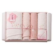 [Sakura Dyed] Bath, Face & Wash Towel Set