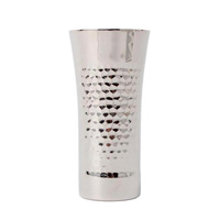 Stainless Steel Tumbler, Hammered, 350ml, Mirror Finish