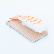 iPhone6​​/6S用手机壳 食物样品 寿司 虾子 木纹