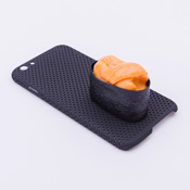 iPhone6/6S用手機殼 食物樣品 壽司 海膽(小) 黑色點點