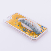 iPhone6/6S用手機殼 食物樣品 壽司 鰶魚(小) 閃亮亮黃色