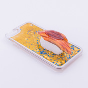 iPhone6/6S用ケース 食品サンプル 寿司 穴子(小) キラキラ黄