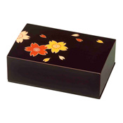 Tamari Small Box (S), Lacquer-Painted Sakura