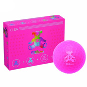 BEAR CLEA レディース ゴルフボール (12球) (チェリーピンク)