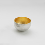 [Guinomi Sake Cup] Kuzushi - Yure Mini Gold Leaf