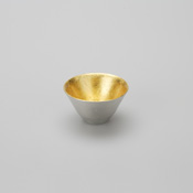 Sakazuki Sake Cup - Kiki - II Gold Leaf