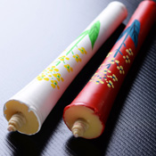 Kyoto Hand-Painted Picture Candles 15g x 2 (Rape Blossom)
