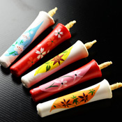 Kyoto Hand-Painted Picture Candles 7.5g x 5 (Kyoto Four Seasons)