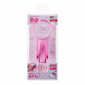 KAI Kitty DF w/Magnifying Glass Nail Clippers, Large Aperture, M 