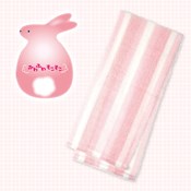 Rabbit Tail Body Towel B009P (Pink) 