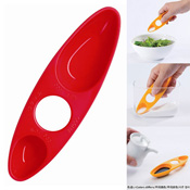 Handy Shape Measuring Spoon Red 