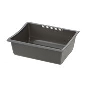 ブレッザ 洗い桶角型 (M) ブラック /キッチン用品