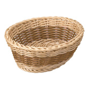 Washable Bicolor Basket, Oval, Brown / Kitchen Goods