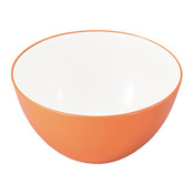 耐热可微波碗盆18cm 夏橙色 /厨房用品