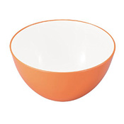 耐热可微波碗盆20cm 夏橙色 /厨房用品