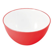 耐热可微波碗盆20cm 红色 /厨房用品