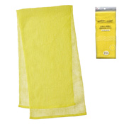 WC Nylon Towel, Regular B438 Yellow (Body Towel) / Bath Goods