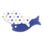 Fish Sponge, Polka Dot K399 Blue / Kitchen Goods