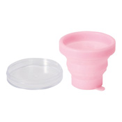 可折叠随身携带杯 W483 亮粉色 /洗脸台用品