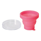 可摺疊隨身攜帶杯 W483 粉色 /洗臉台用品