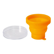 Collapsible Portable Gargling Cup, W483 Orange / Toiletries
