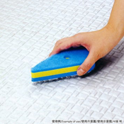 凸凹海绵刷 (蓝色)/ 打扫用品