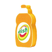 Detergent Bottle Sponge K209 (Orange) / Kitchen Goods