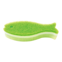 Fish Sponge, Long, K479 Green / Kitchen Goods