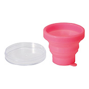 Collapsible Portable Cup, W484 Pink / Toiletries 