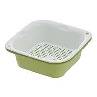 Lei Stacking Strainer & Trays, L Green / Kitchen Goods
