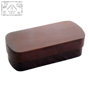 Kishu Cypress Lunch Box, Type S-4 DBR, Nanocoated