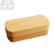 Kishu Cypress Lunch Box, Type S-4 NA, Nanocoated