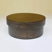 [Bento Box] Rice Chest-Style Bento Box, Small Round, Brown (w/Divider)