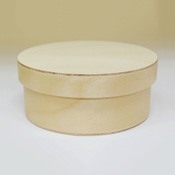 [Bento Box] Rice Chest-Style Bento Box, Small Round (w/Divider)