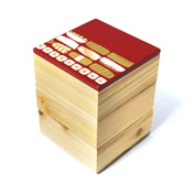 Njeco Han Sushi Maki-e Mini 3-Tier Box (Red)