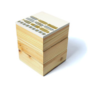 Njeco Han Sushi Maki-e Mini 3-Tier Box (White)