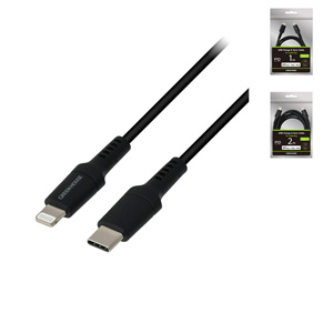 Lightning-TypeC charging cable black