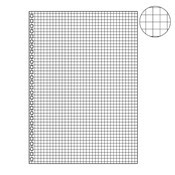 Twist Notebook (Special Paper, Grid Ruled)  Semi-B5