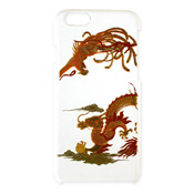 iPhone 6/6S Cover, Takamori Makie, Dragon & Phoenix (White)