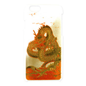iPhone 6/6S Cover, Takamori Makie, Flying Dragon (White)