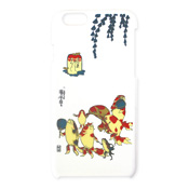 iPhone 6/6S Cover, Takamori Makie, Kingyozukushi Bon-Bon (White)