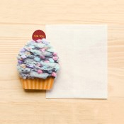 Kurukuru Cupcake Mini Card, Mint