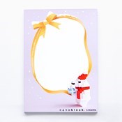 nanoblock® 2012 Christmas Card, Polar Bear, Message Type 
